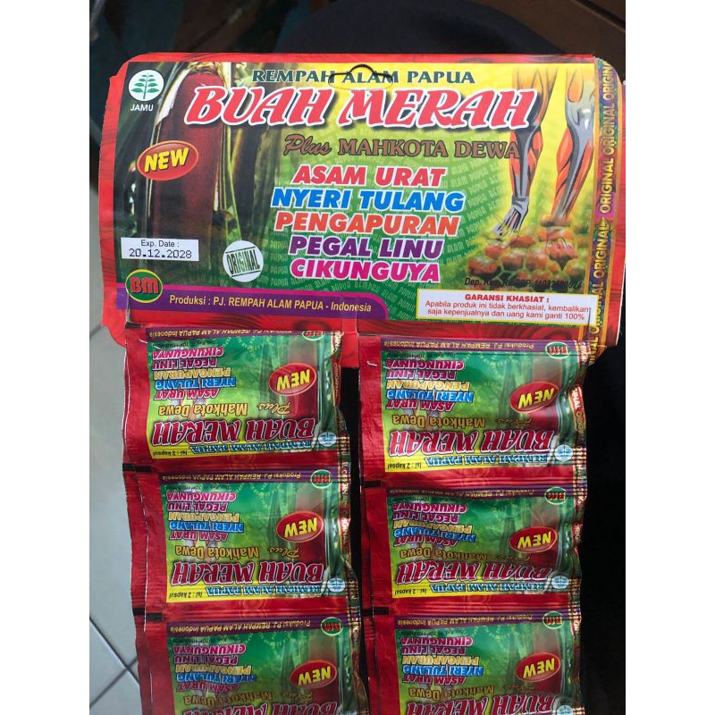 BUAH MERAH PLUS MAHKOTA DEWA KAPSUL