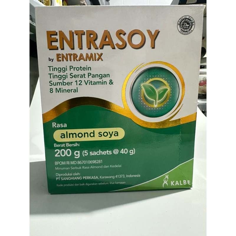 

Entrasoy almond soya 200 g susu nutrisi dewasa di Bandung