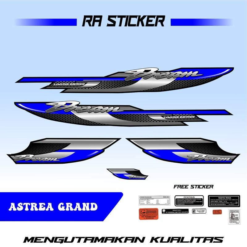 [COD] STRIPING ASTREA GRAND, STRIPING DREAM, ASTREA GRAND, STRIPING ASTREA TERBARU, STRIPING ASTREA 