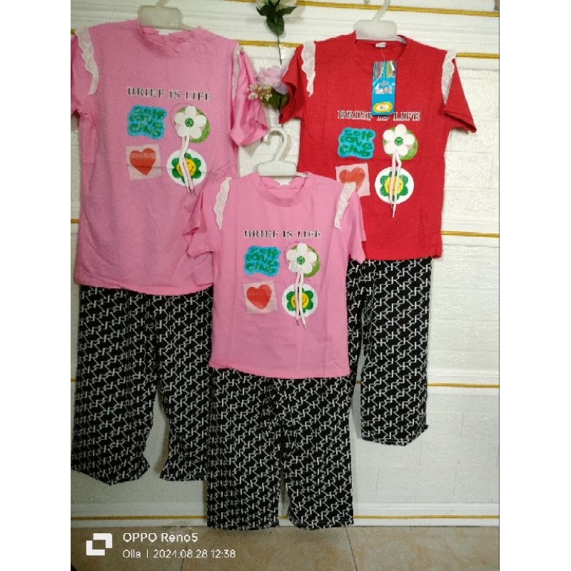 Setelan celana kulot imfort anak tanggung cewek