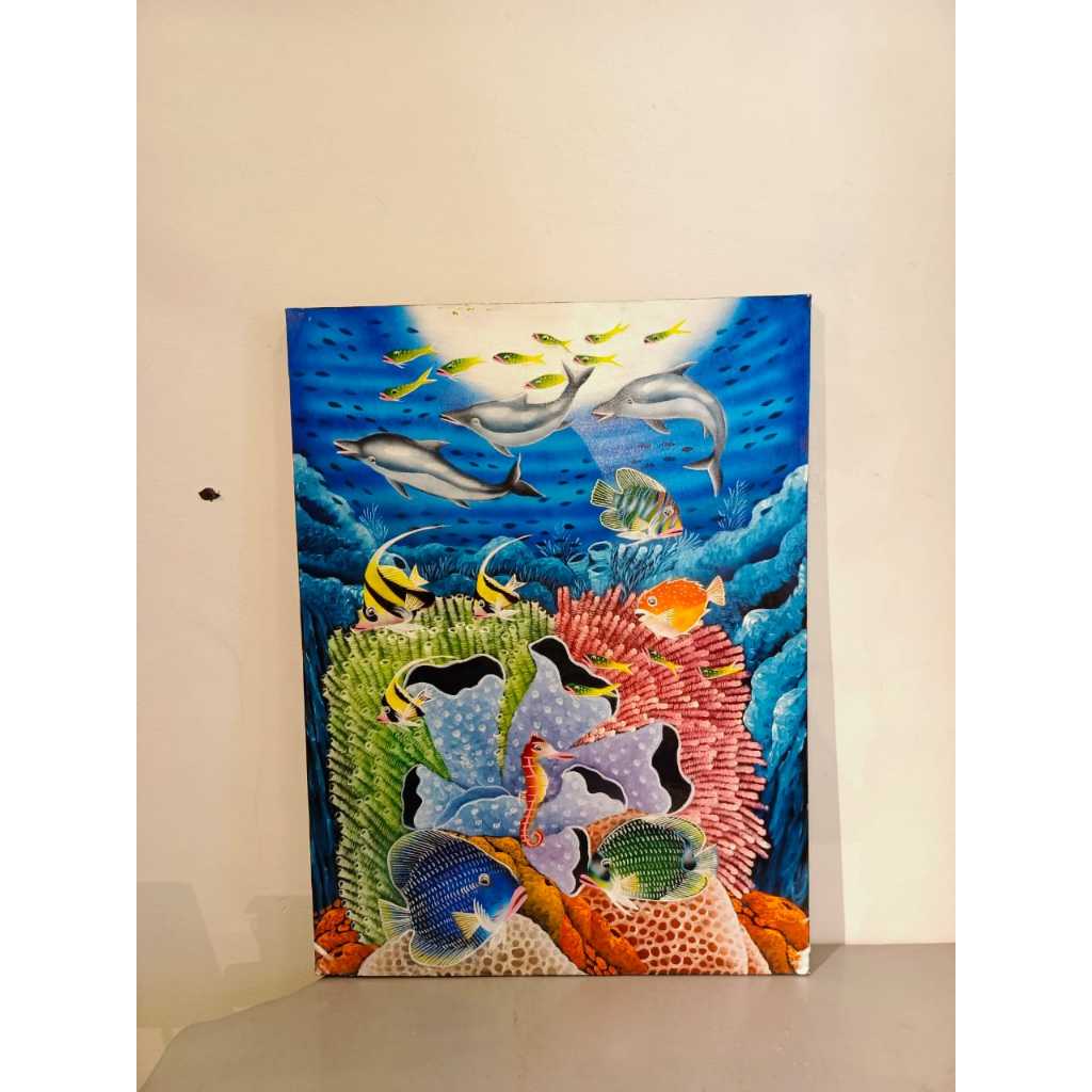 LUKISAN ESTETIK HIASAN DINDING KAMAR UK 80X60CM
