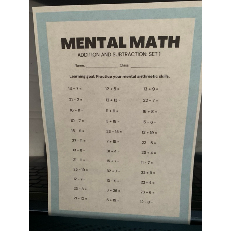 

LATIHAN SOAL SD METAL MATH MATEMATIKA 15 LEMBAR