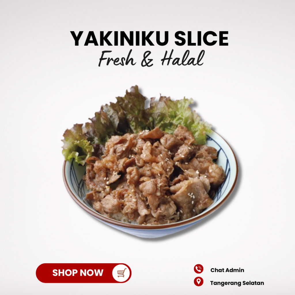 

Daging Slice Marinasi Yakiniku Fresh Halal 250gr Tangerang Selatan