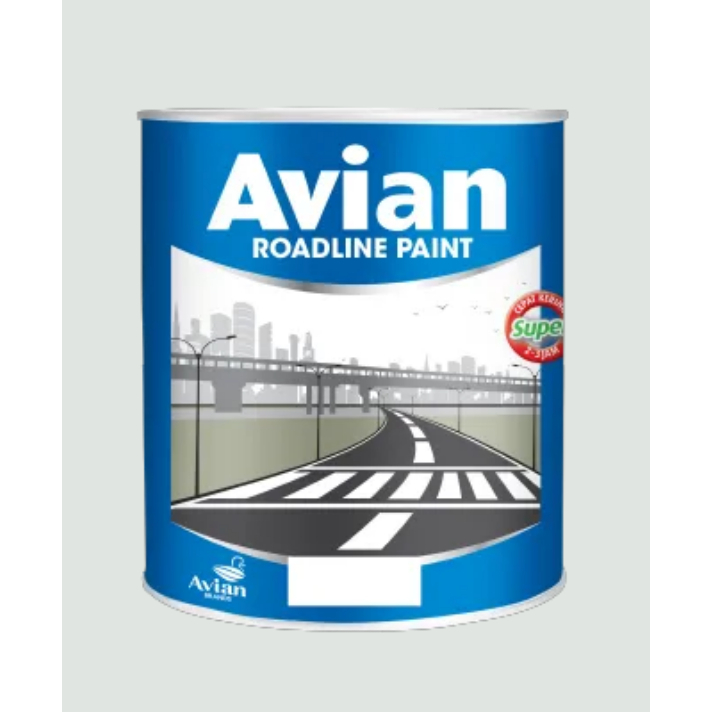 CAT JALAN LAPANGAN 1KG MARKA PAVING TERAS OUTDOOR Avian Roadline Paint CAT LAPANGAN TAMAN PARKIR