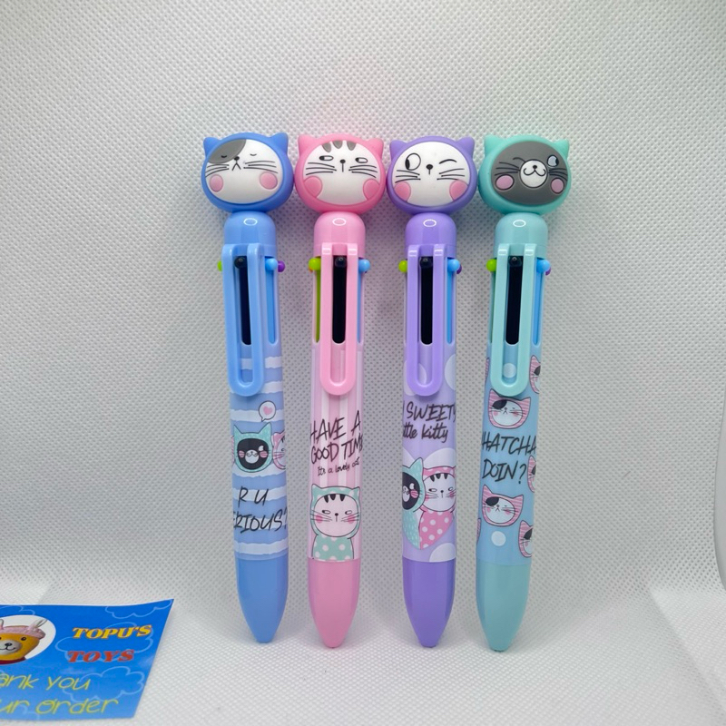 

M&G Original SO MANY CATS Pulpen mekanik karakter 6 warna