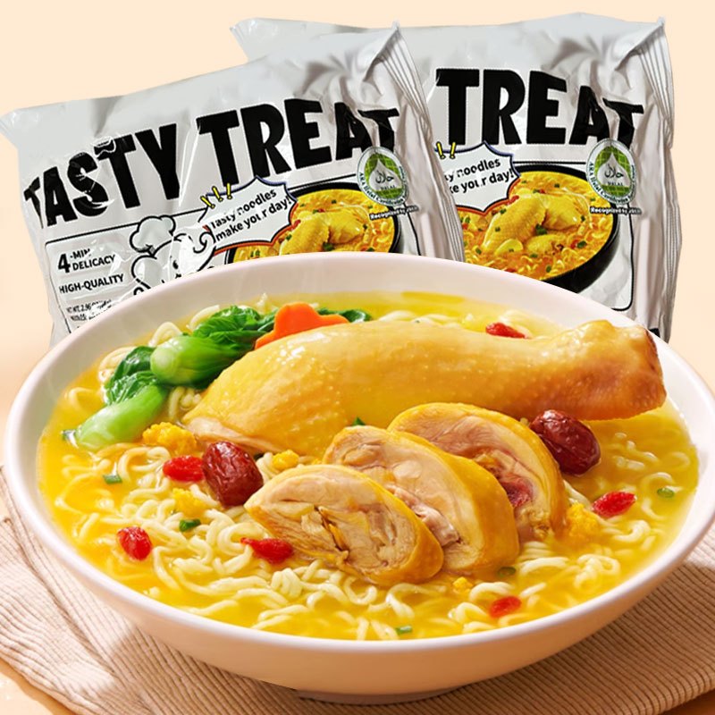 

( Halal ) Tasty treat original chicken soup flavour noodles cemilan import mie instan noodle enak yummy