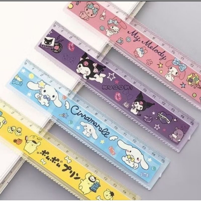 

MISTAR PENGGARIS 20CM KARAKTER SANRIO MISTAR STATIONARY