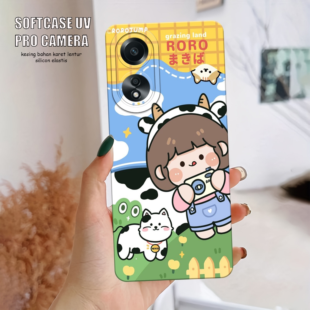 Case OPPO A58 4G - OPPO A58 5G Terbaru - Softcase OPPO A58 4G - OPPO A58 5G- Softcase Pro Camera - C
