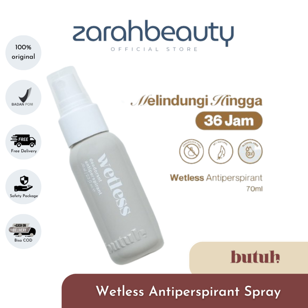 Butuh Deodorant Wetless Deodorant Antiperspirant Spray Natural Deodorant Menghilangkan Bau Ketiak