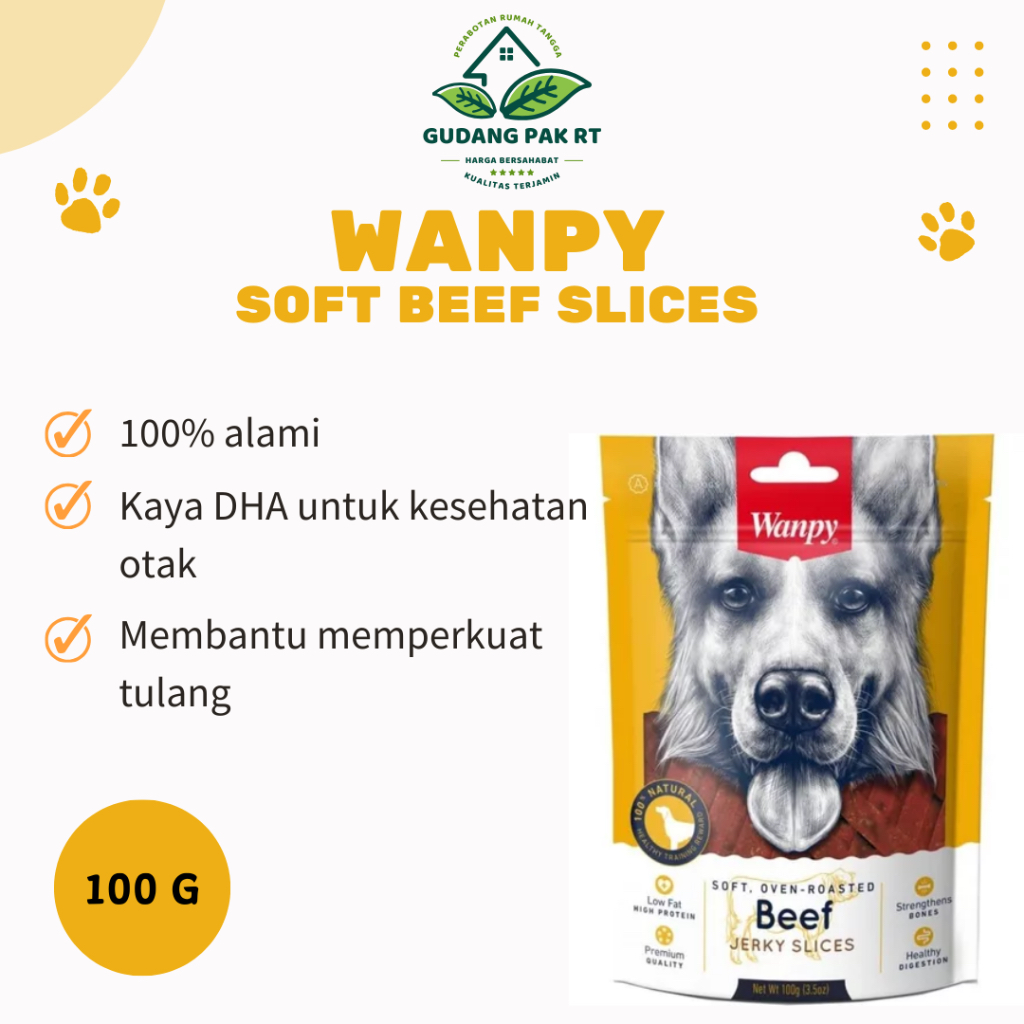 WANPY SOFT BEEF SLICES 100GR