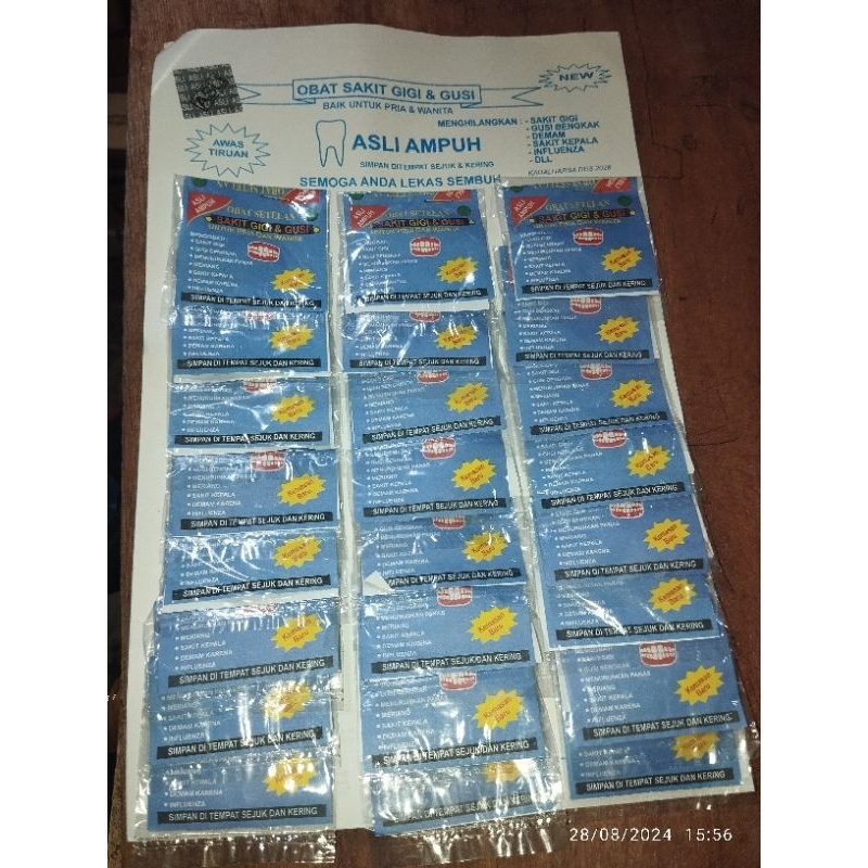 OBAT SAKIT GIGI DAN GUSI,,,    ASLI AMPUH