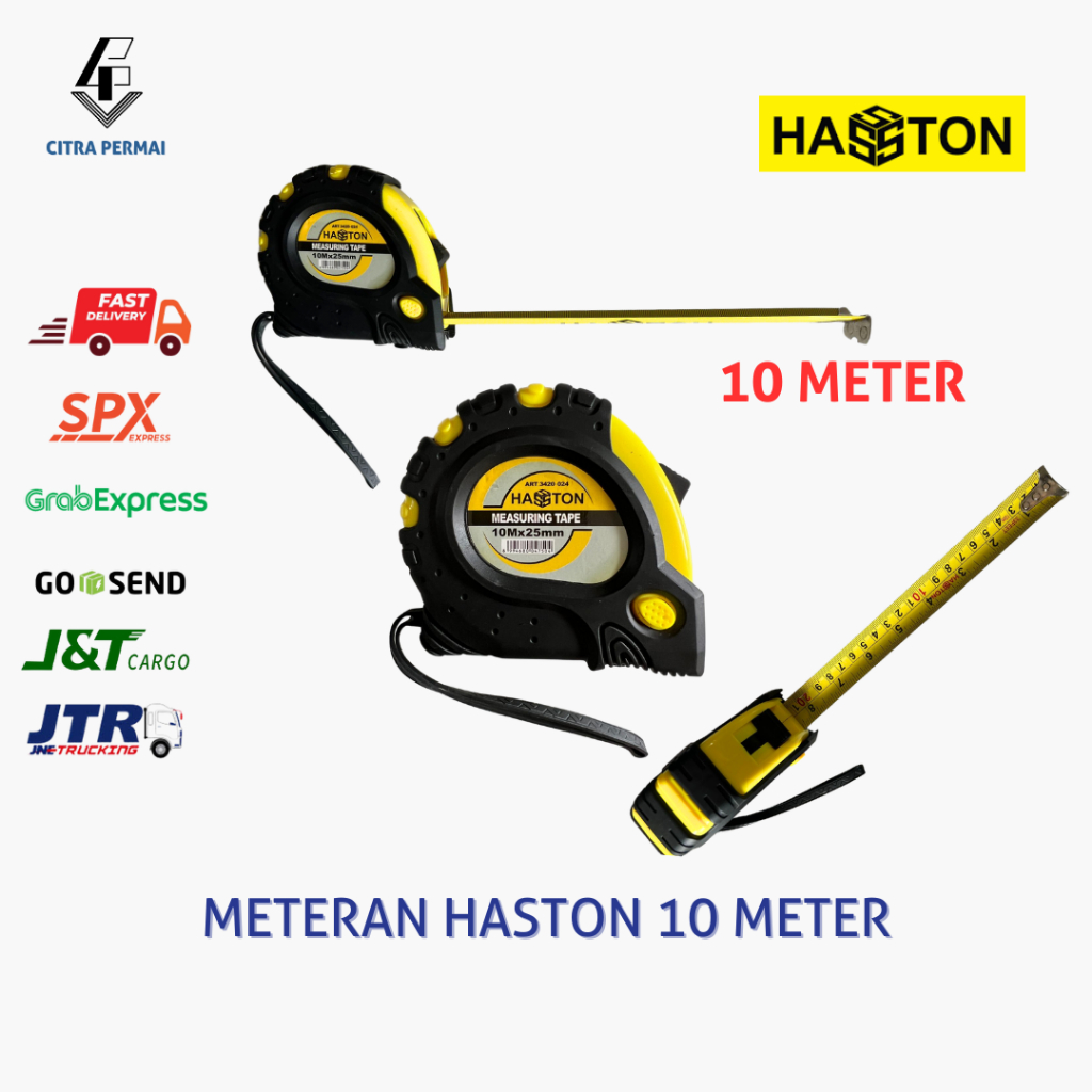 METERAN HASTON - 10 METER /  METERAN TUKANG / METERAN EKONOMIS / METERAN SERBAGUNA