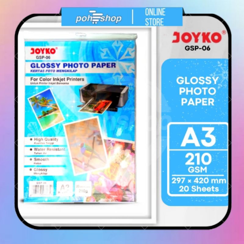 

Joyko Glossy Photo Paper GSP-06