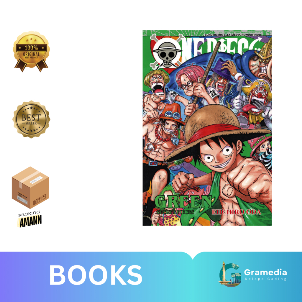 Gramedia Kelapa Gading - Komik One Piece Green Secret Pieces (Eiichiro Oda)
