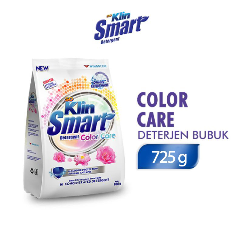 So Klin Smart Color Care Powder Detergen 725 g