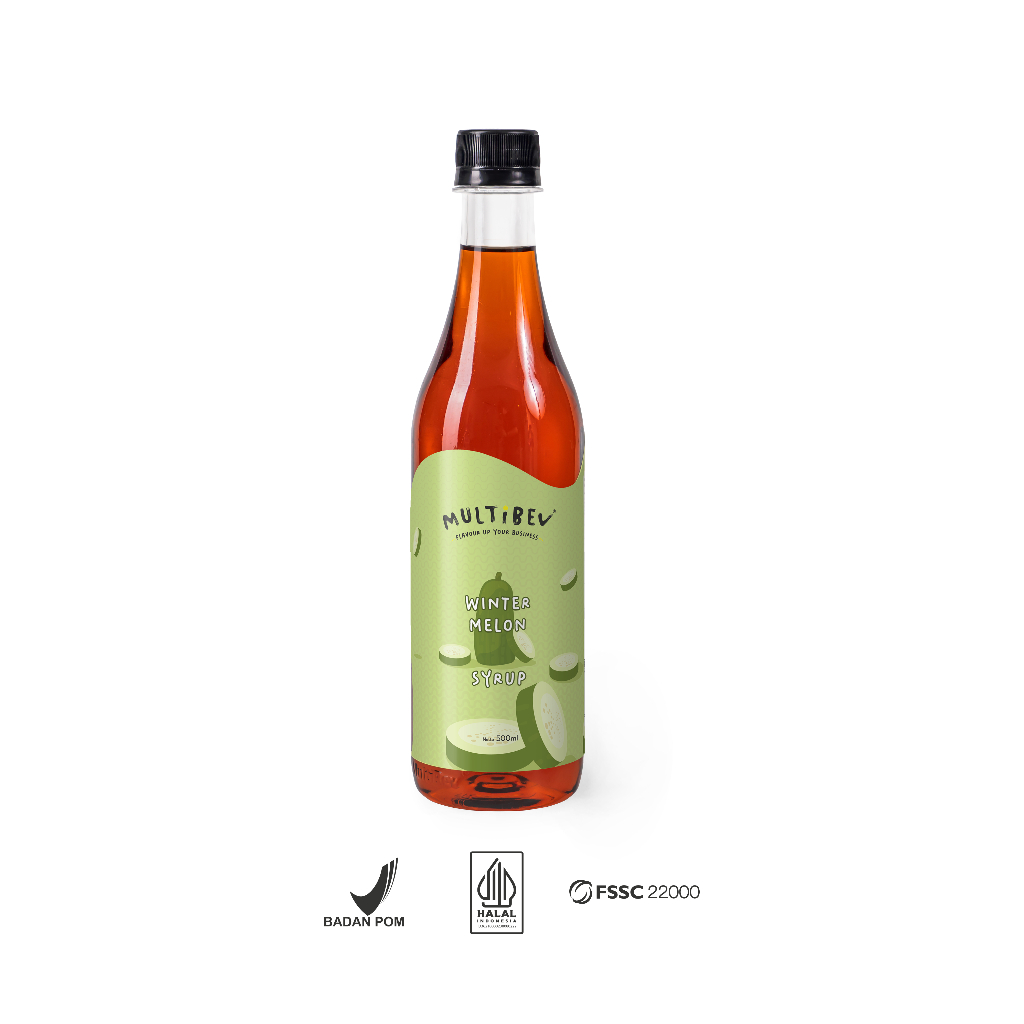 

Multibev Sirup Rasa Wintermelon di Botol, Halal Minuman Kekinian Kafe syrup botol pouch
