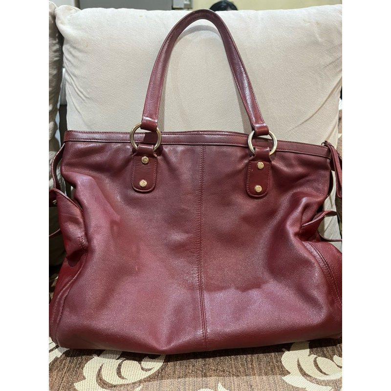 Tas Merah Maroon Gobelini