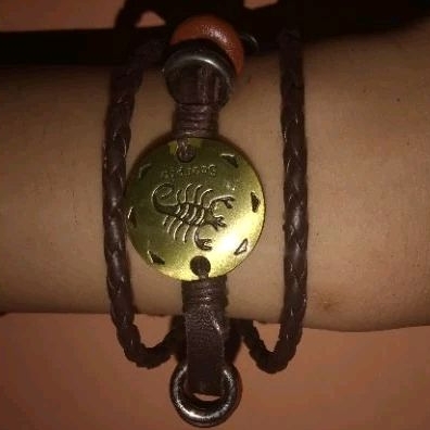 Gelang Bracelet Zodiak Scorpio Kalajengking