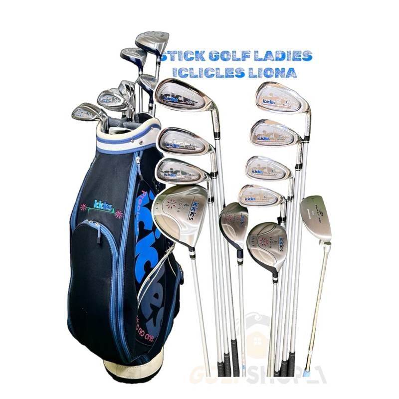 Stick Golf Ladies Icicles Liona Ladies Shaft Graphite Second Original Fullset Include Bag Golf Set S