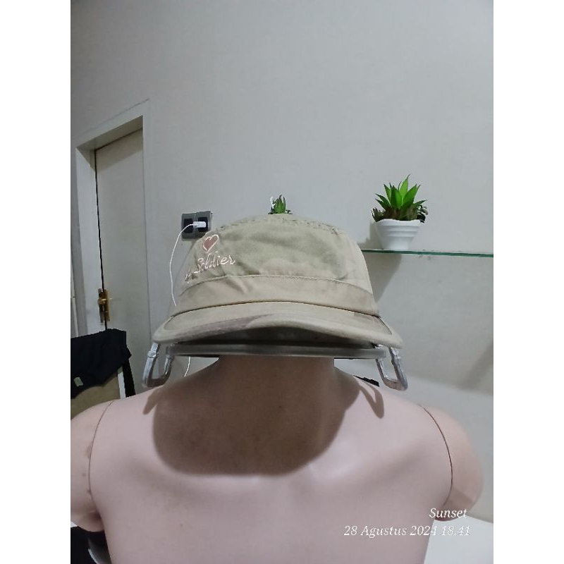 Topi wanita komando  camo Second Original  stelan stap