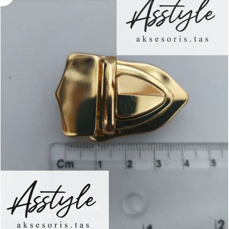 AKSESORIS KUNCIAN TAS/VARIASI KUNCIAN TAS rose gold(1 pcs )