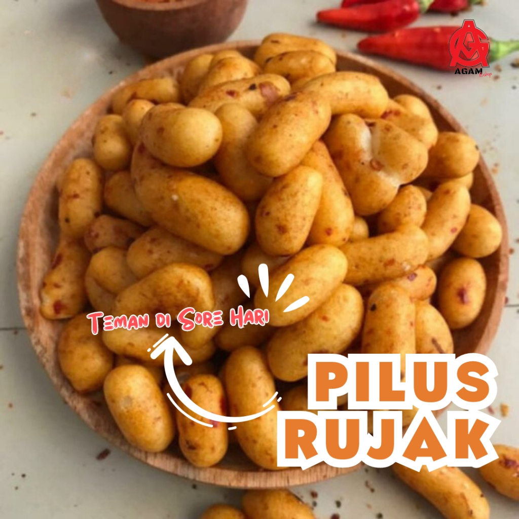 

PILUS RUJAK / PILUS IKAN PEDAS / PILUS BANGKOK [200] / JAJANAN CEMILAN SNACK / AGAM BSHOP