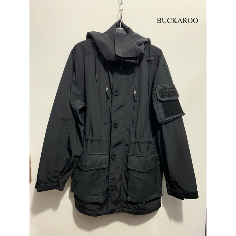 Buckaroo Parka Outdoor Gorpcore Saku Samping