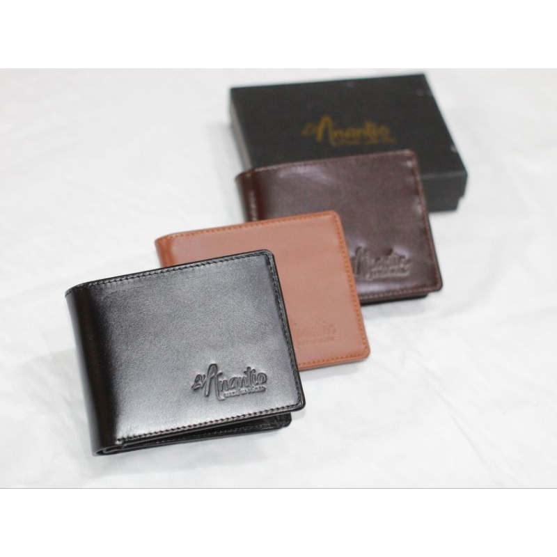 Men wallet/ dompet pria BAHAN KULIT ASLI. FREE GRAVIR NAMA  by. anantio