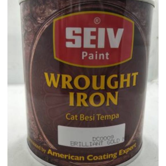 

BEST SELLER Cat SEIV wrought iron DC9 Brilliant gold metalic Cat besi tempa emas