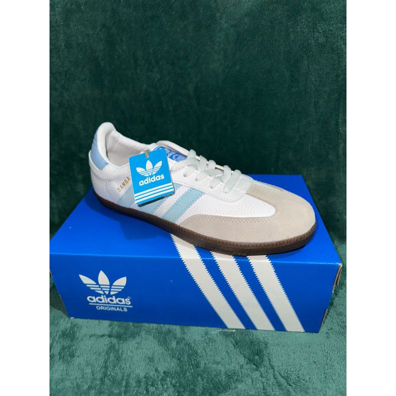 SEPATU ADIDAS SAMBA HELLOW BLUE