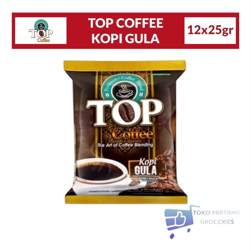 

TOP COFFEE KOPI GULA 1 RENCENG ISI 12 SACHET