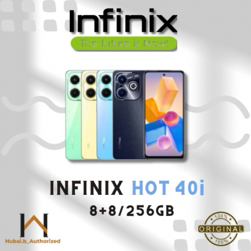 INFINIX HOT 40I 8/256GB GARANSI RESMI OFFICIAL INFINIX NOREPACK HANDPHONE RAM 8/256 GB