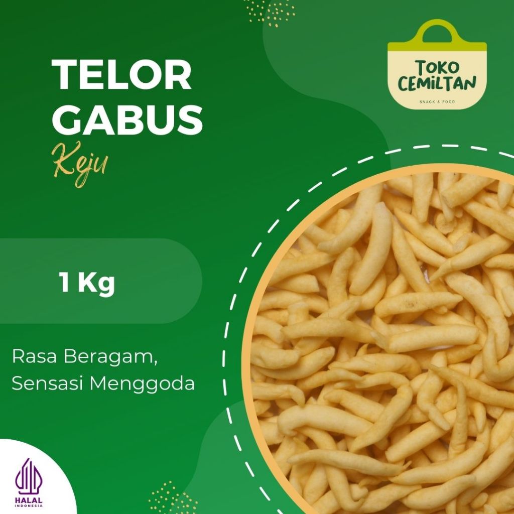 

Telor Gabus Keju 1kg Hallonat