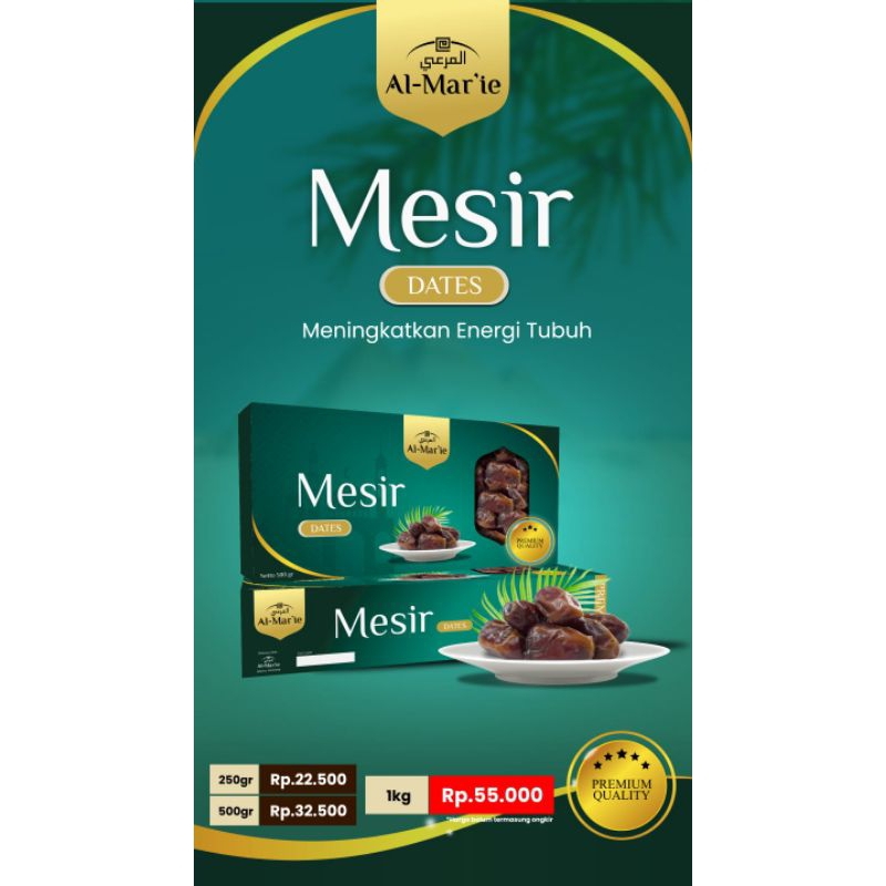 

Kurma Mesir Premium 3Kg