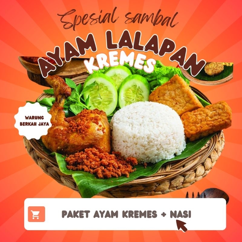 

PAKET AYAM KREMES + NASI • BALIKPAPAN KOTA