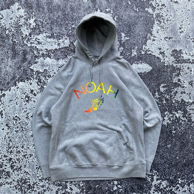 Noah clothing winged food hoodie grey