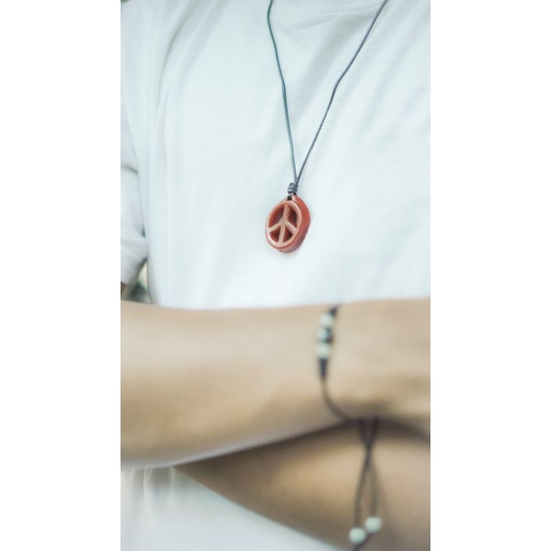 KALUNG PEACE KALUNG SLANK KALUNG Y2K KALUNG RESIN MOTIF PEACE - FLYINGFISH.CO