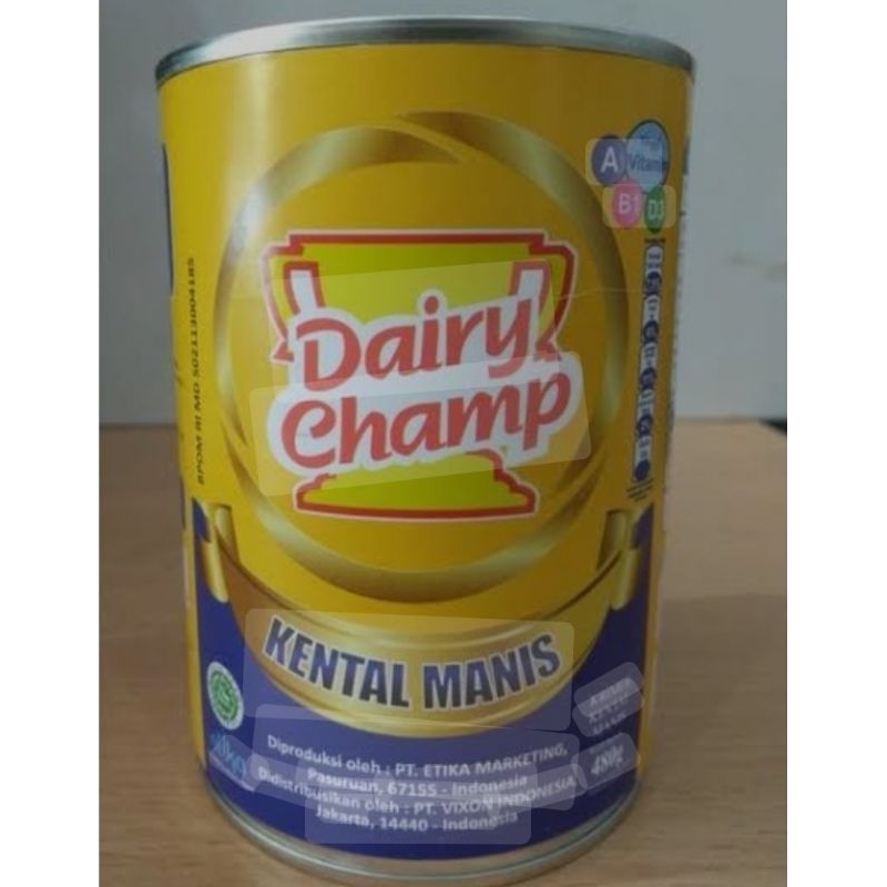

DAIRY CHAMP 450GR SUSU KALENG