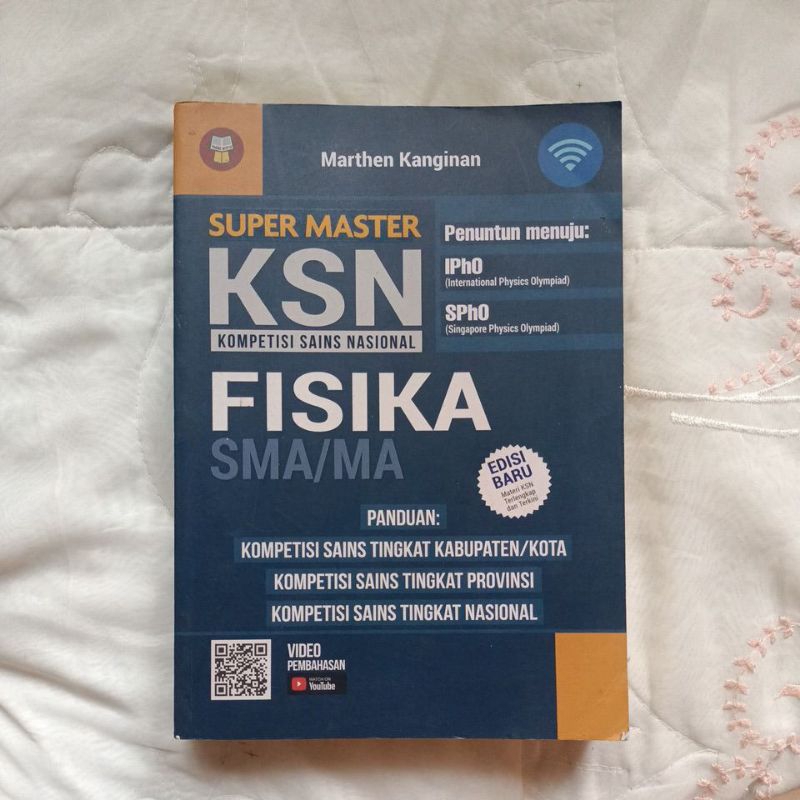 Buku KSN OSN Olimpiade Fisika SMA/MA Lengkap Marthen Kanginan Edisi Baru