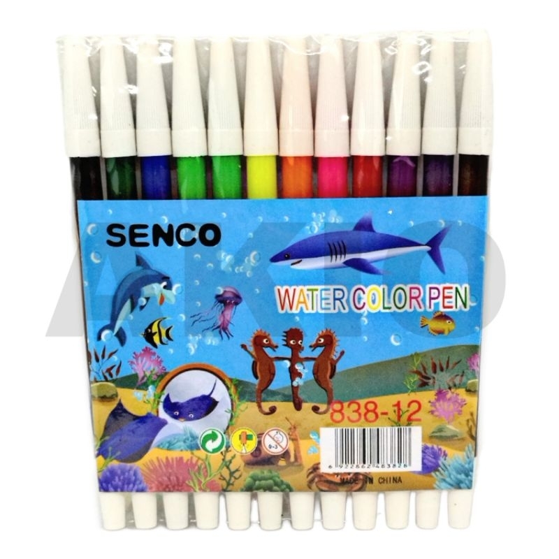 

Spidol Warna Warni 1 Set Lengkap 12 Warna Murah SENCO 838-12 Warna Gambar Lukis