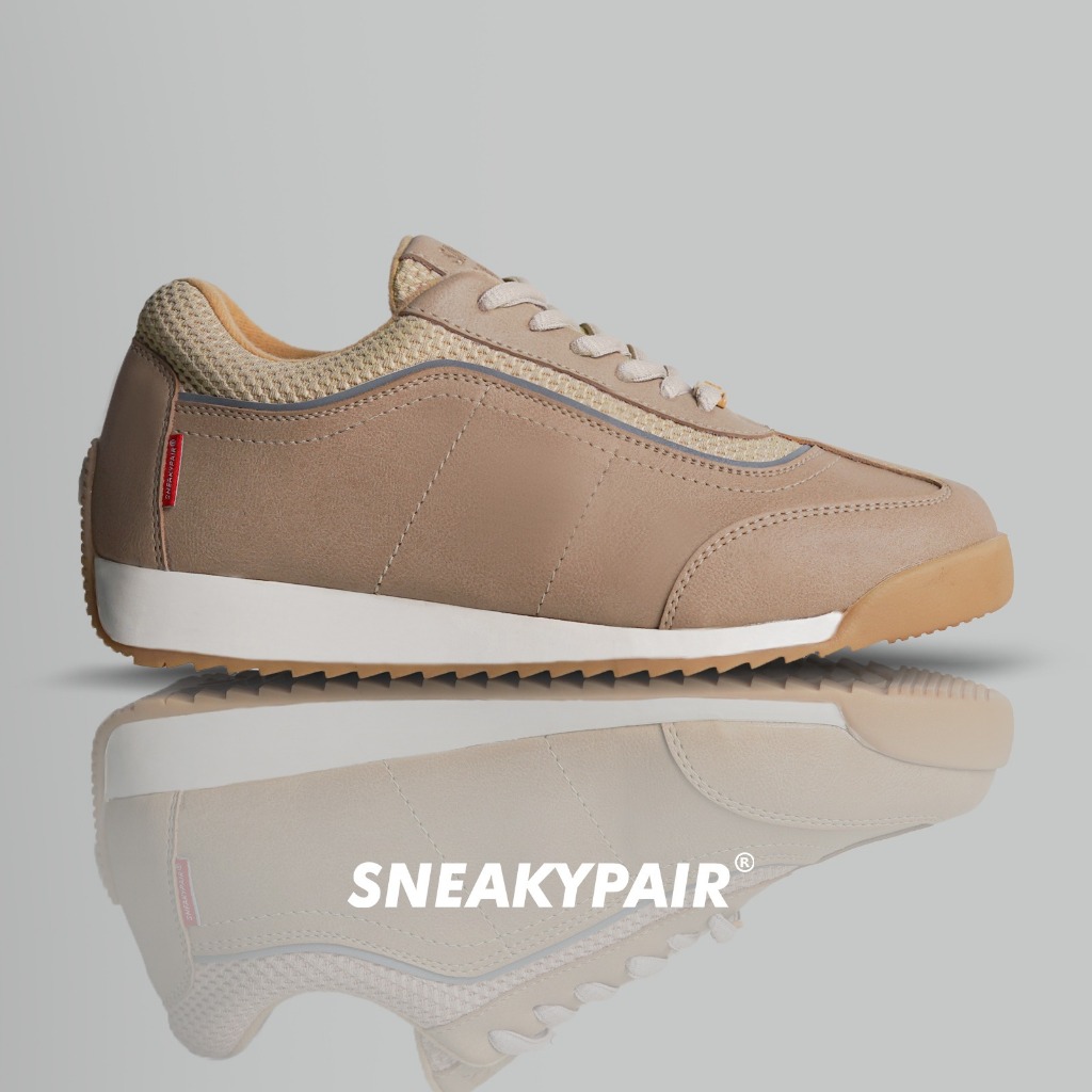 SNEAKYPAIR Dash Macadamia Husk Sepatu Wanita Sneakers Shoes