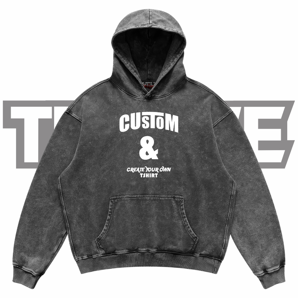 CUSTOM HOODIE Oversize Washed Hoodie | Jaket Hoodie | Hoodie Custom | Hoodie Unisex