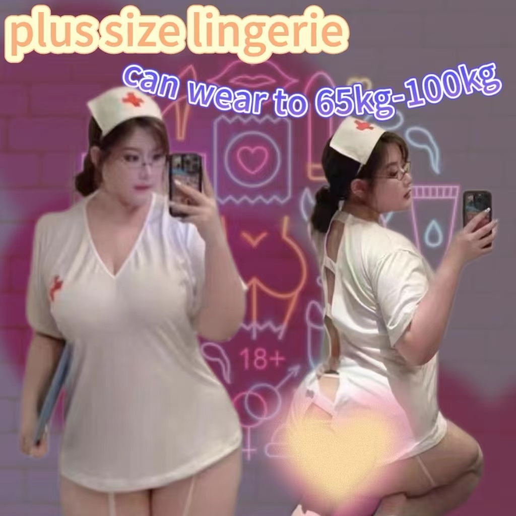 lingerie jumbo Costume Sexy Nurse lingerie sexy hot binal can wear to 100kg
