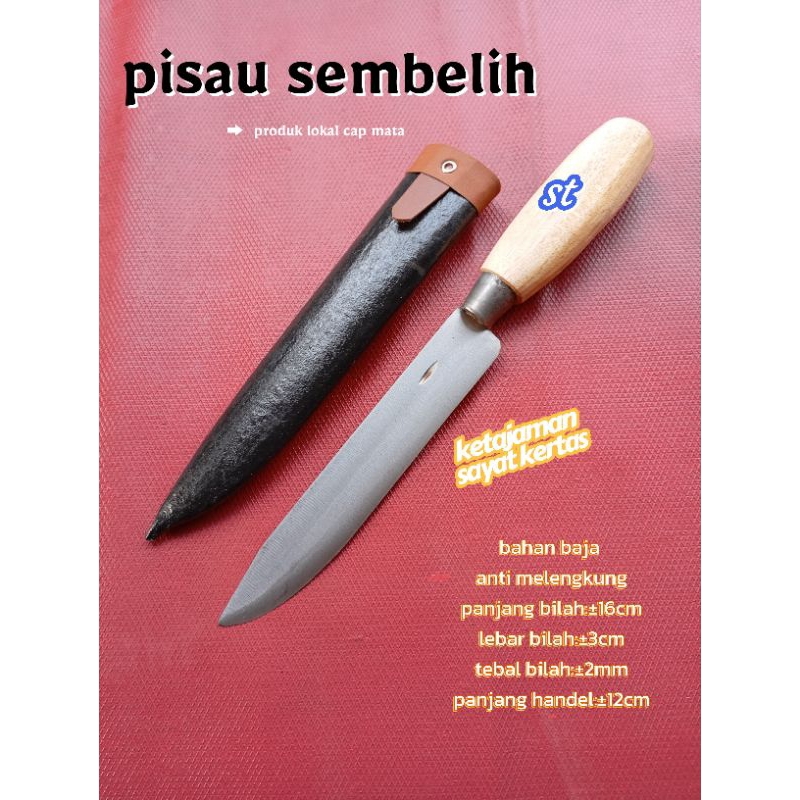 pisau baja super tajam pisau sembelih unggas/pisau daging