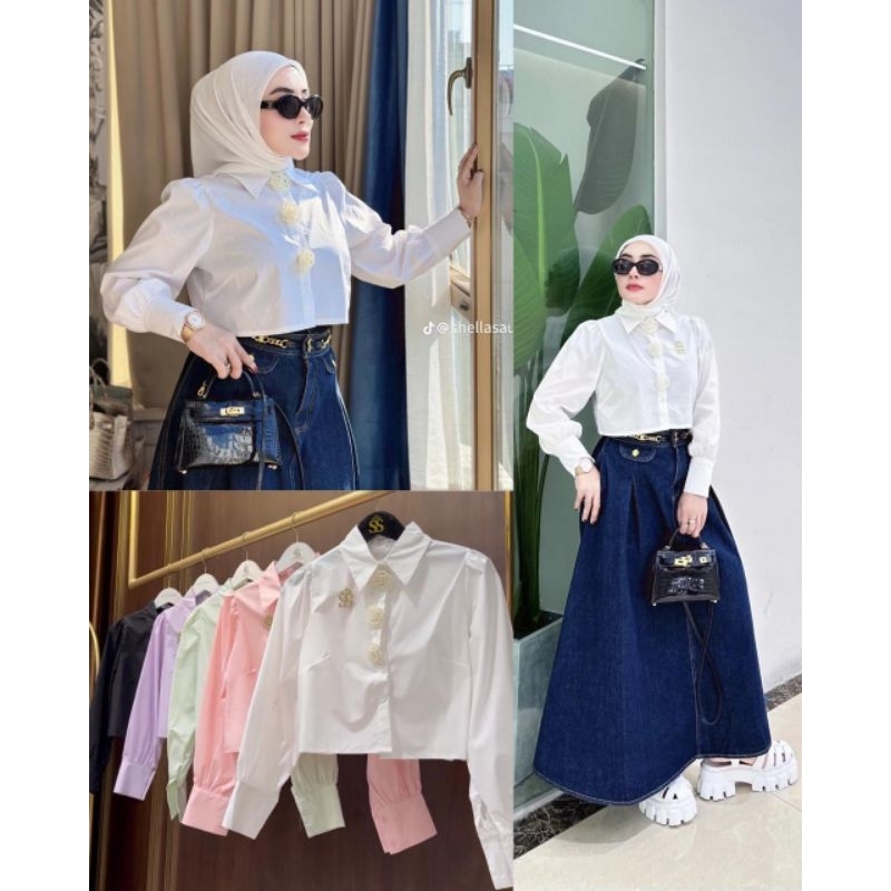 Tunik Polos Mewah Ori Shellasaukia