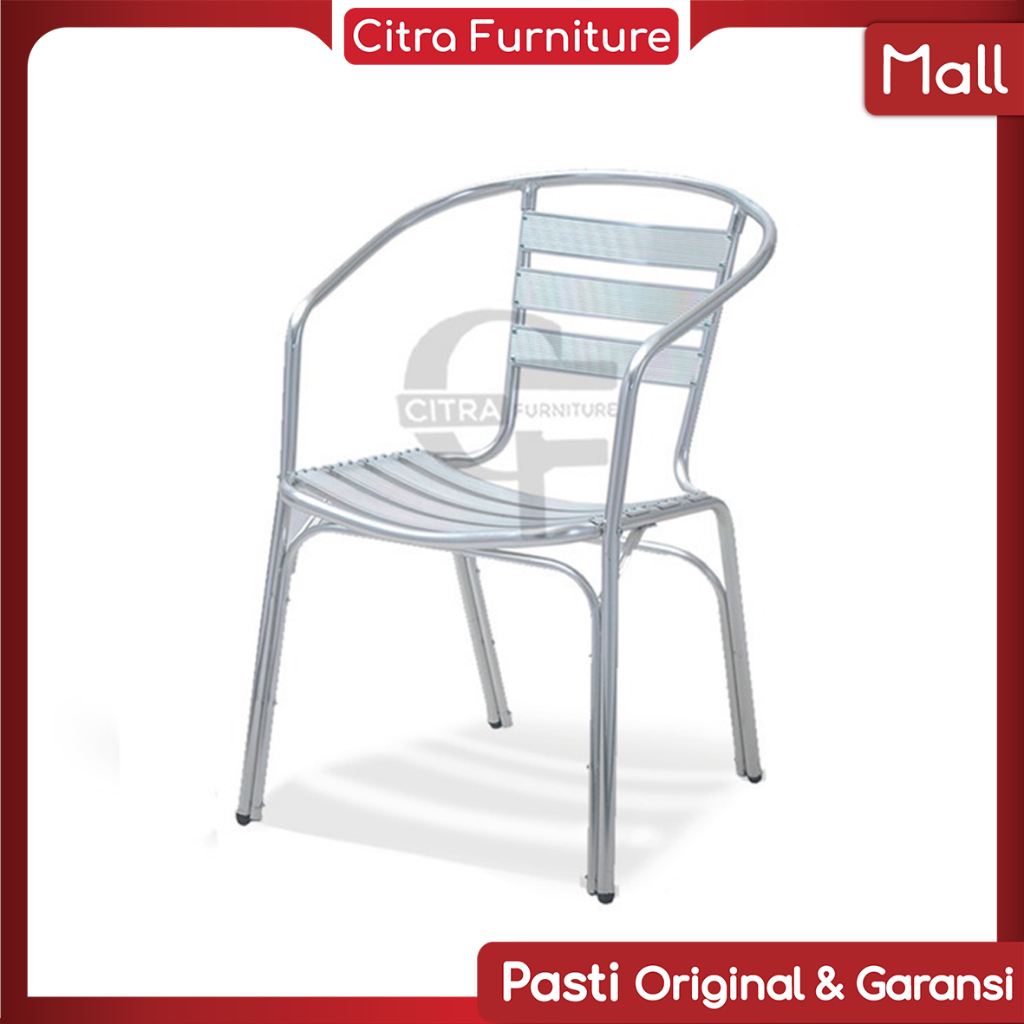 Citra Furniture SHUMO ® Kursi Teras Kijang Alumunium by BINA KARYA|Bangku Santai Kafe - KURSI SATUAN