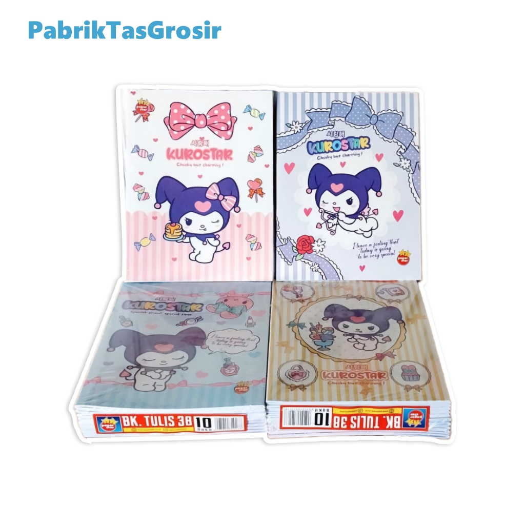 

Buku Tulis Kuromi Sanrio Papperstar 38 lembar 1 pak Buku Tulis Garis Anak Perempuan SD SMP