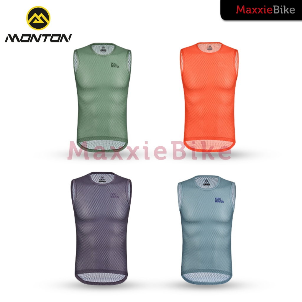 Monton Cycling Base Layer Wednesday Thursday Friday Saturday Baju Dalaman Jersey Sepeda Skull Monton