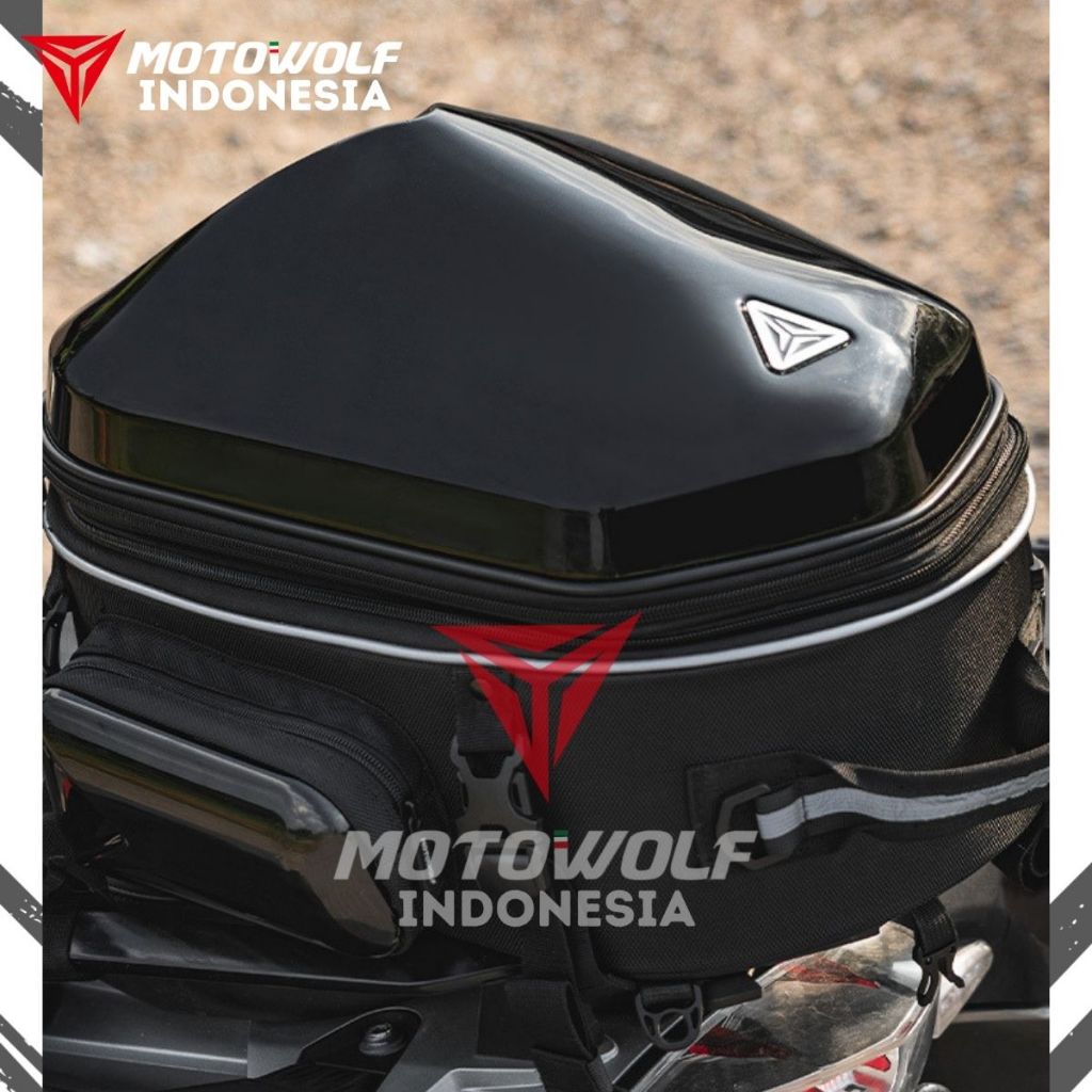 Tail Bag Motowolf Tas Motor Touring Multifungsi Tas Helm 44L MDL0705B