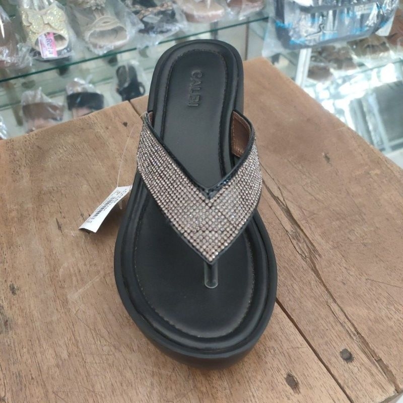 sandal calbi wanita TERMURAH sandal calbi jepit wedges